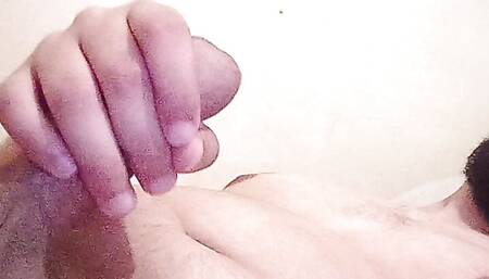 A Man In His Twenties Masturbates His Penis