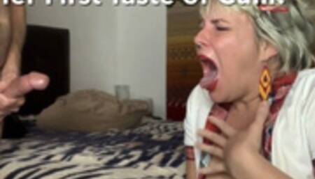 Her First Taste of Cum: Swallowing Her Teacher’s Nasty Cum For A Good Grade