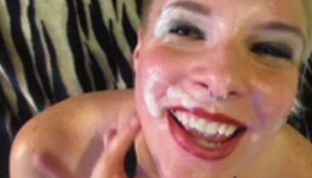 Amateur Facial Compilation: Cum in Mouth, Cum Play, Big Facials and Swallows