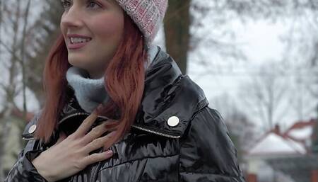 VERY PASSIONATE SEX - Hot Babe reached him on the street - POV, shower Blowjob, Big Cock riding