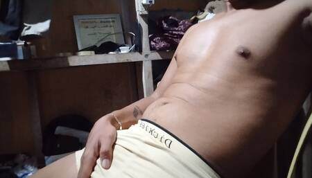Pinoy guy cock hold session feels good while masturbating