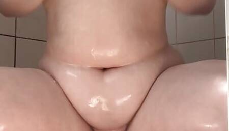 Riding a dildo in the shower with deftones playing