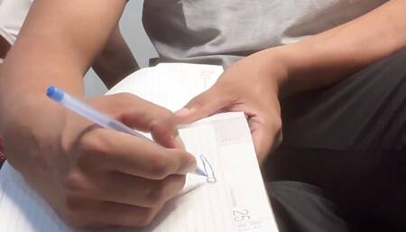 Teacher Teaches Student How to Do Sex