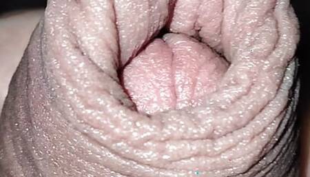 i show my little floppy cock after pumping and making him cum twice