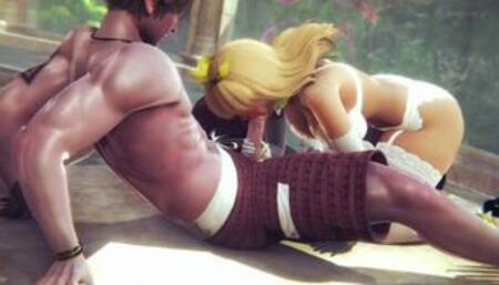 Princess Peach has such a huge ass | 3D Hentai (PART 1)