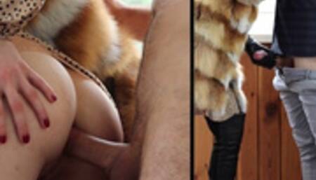 Redhead was fucked in tight ass. High heels. Leather gloves - Otta Koi