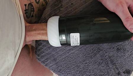 Blowjob machine makes me cum like crazy! Automatic sucking pocket pussy is a must have sextoy for every horny man!
