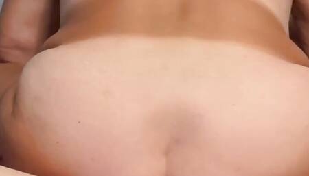 Sitting on a really fat dick with my asshole