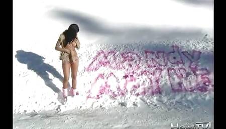 Tabatha and her friends outdoors naked