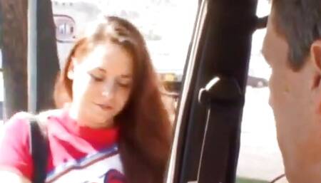 Cheerleader fucks coach