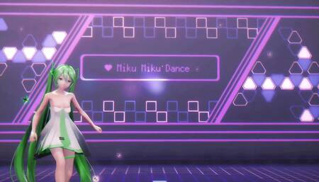 MMD Hatsune Miku Cynical Night Plan - akai707 - Green Hair Color Edit Smixix