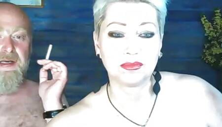 Mature beauty Amy licks the ass of her beloved husband by order of a private show client... ))) And much more )))