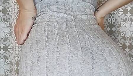 Petitte Alice sends horny video to her father's friend changing clothes