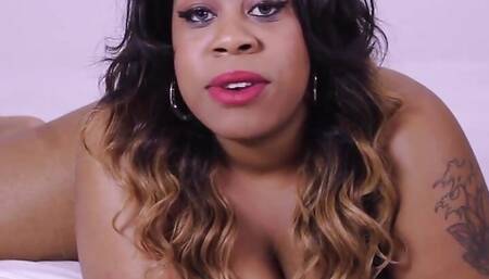 Ebony BBW Autumn Luvit masturbates and squirts like a fountain