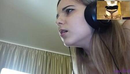 Streamer Girl Fucked While Playing  - Letty Black