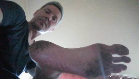 Dirty feet of mine