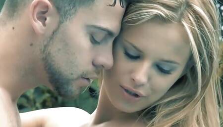 Stunning Jillian Janson squirts outdoors and gets fucked