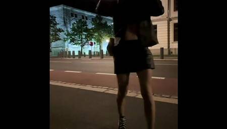 Sissy whore on the street
