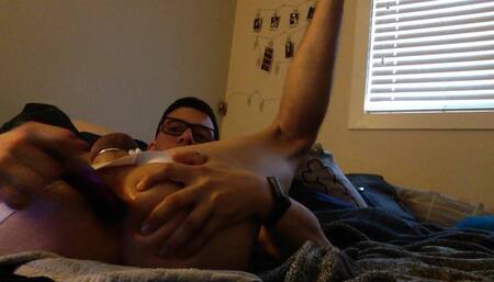 Stretching Out My Hole with a Dildo