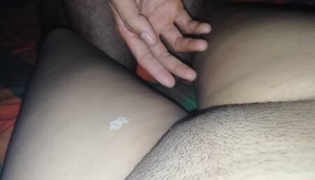Desi Indian Shaved Teen glow in the dark octapus tattoo part 1