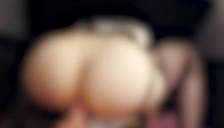 Crazy insatiable maid loves to riding on fat dick