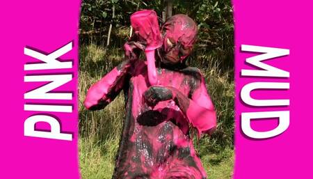 Cute, Muddy and Gunged in Pink at the Estuary (HD)