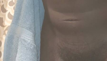 Close up MeatStick with oil and cock ring