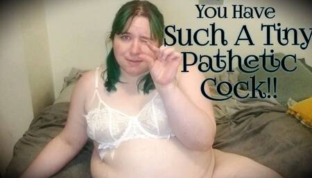 BBW Makes Fun Of Your Tiny Dick