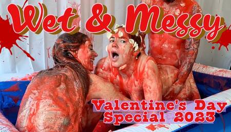 My Valentines Day Gunge Play Threesome