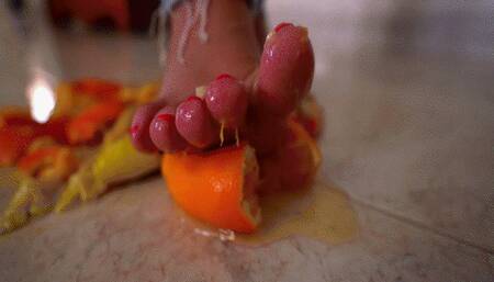 Try to cum under my feet WMV