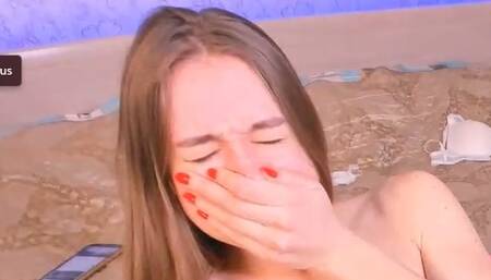 Lick ass and deep fisting for young girl