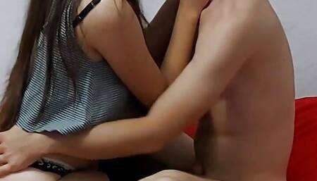 College Classmate with Hot Stockings Came to My Room to Have Hardcore Sex