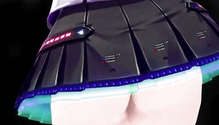 Thicc Hatsune Miku Dancing Lamb Song No Panties Hentai Mmd 3D Dark Blue Hair Color Edit Smixix