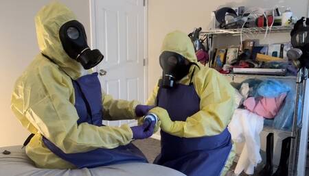 Hazmat Dominatrix's New Gas Mask