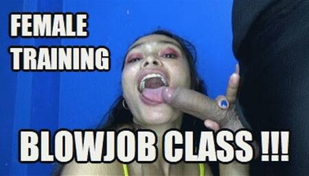 FEMALE TRAINING BLOWJOB 230904B SARAI PRATICING HOW TO USE HER HANDS WHILE SUCKING COCK HD MP4