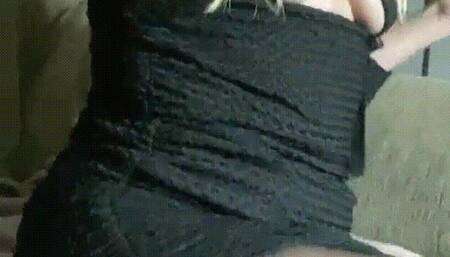 Short Dress Tease & Mental Chastity