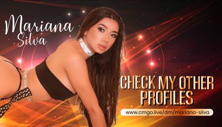 Golden Elegance: Mariana Silva's Sensual Dance Tease