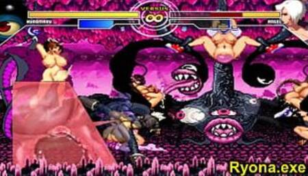 Kuromaru Vs Angel The Queen of Fighters