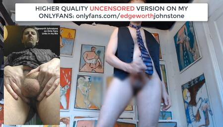 EDGEWORTH JOHNSTONE censored Business Suit Strip Tease CAMERA 1