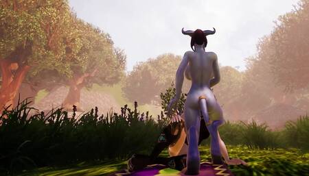 Draenei Futa Dickgirl Fucks Hot Elf - Warcraft Porn Parody