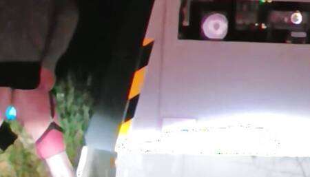 Flash in front of speed control cam