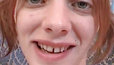 Teen pissing in bathroom