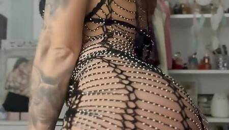 Show with Very Sexy Shiny Lingerie by Susy Gala