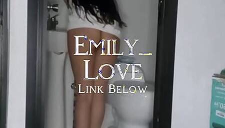 Cute Latina Does a Striptease after She Showers