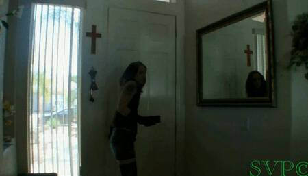 Stepdaughter And Stepmom Give John A Blow Job To Get Him To Rest ( PART 1 )