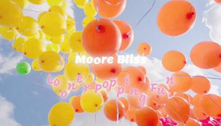 Fun Blowing Up Handful of Balloons Then Sits To Pop All of Them!