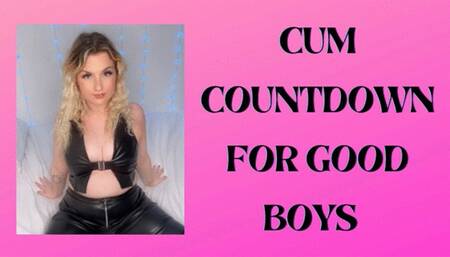 AUDIO ONLY - CUM COUNTDOWN FOR GOOD BOYS