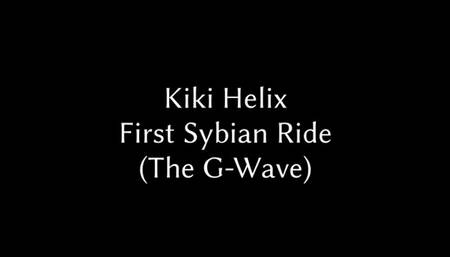 Kiki Helix - First Sybian Ride (The G-Wave)
