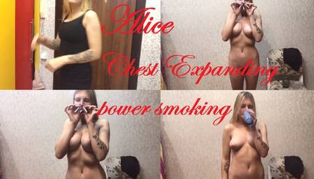 Heavy smoker Alice chest expansion experience