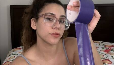 Watch Violet gag herself